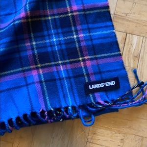Lands’ End Plaid Scarf